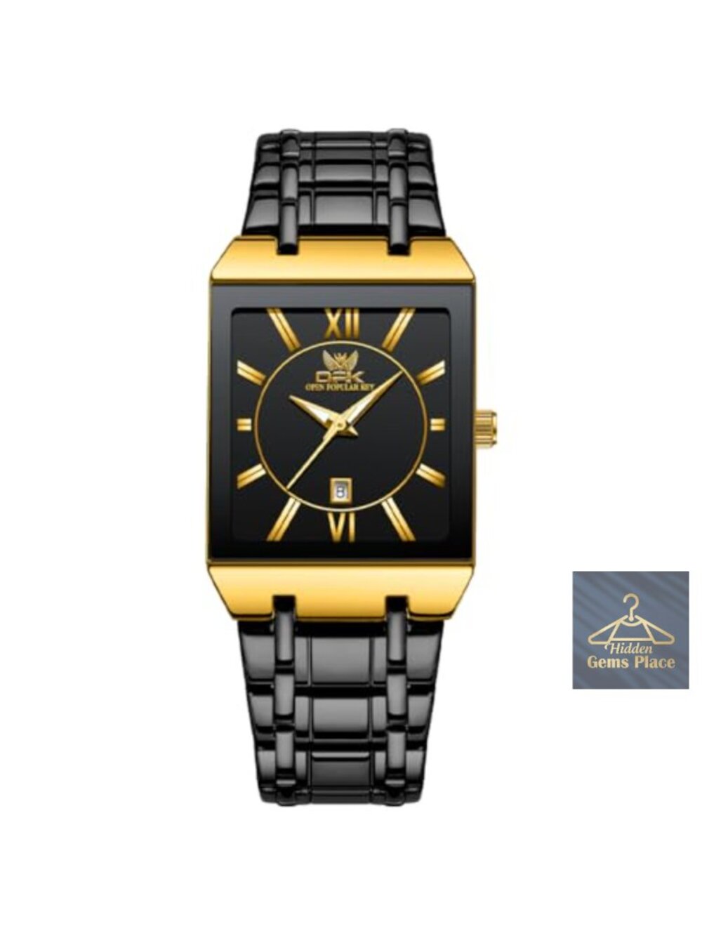 Men's Business Casual Watch - Large Dial, Stainless Steel Bracelet, Water